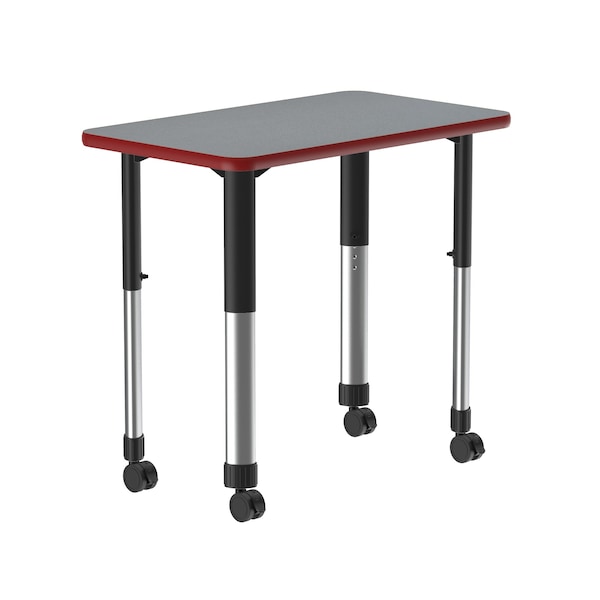 TFL Collaborative Desk - Casters - Rec